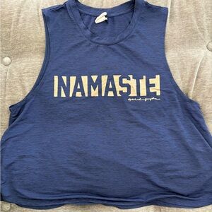 Spiritual Gangster Blue Tank Top crop top super soft